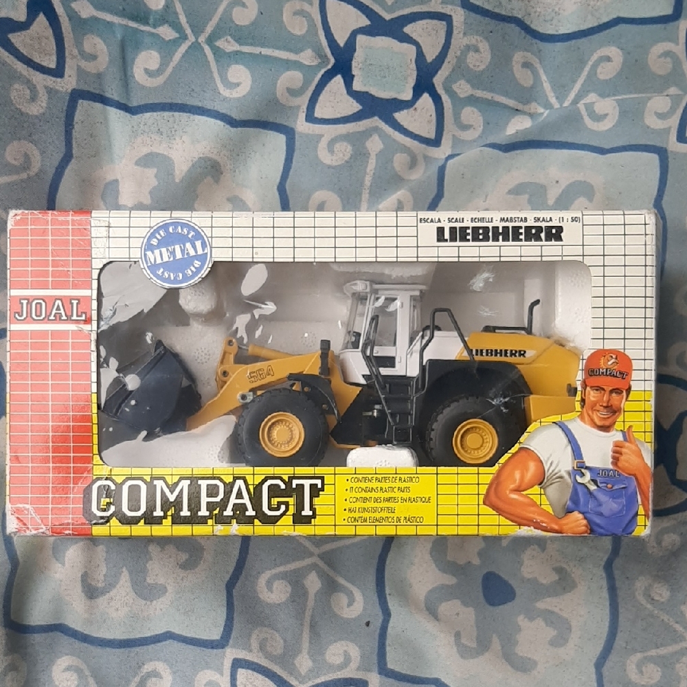 J.O.A. Liebherr Compact Toy Vehicle - Yellow and Black